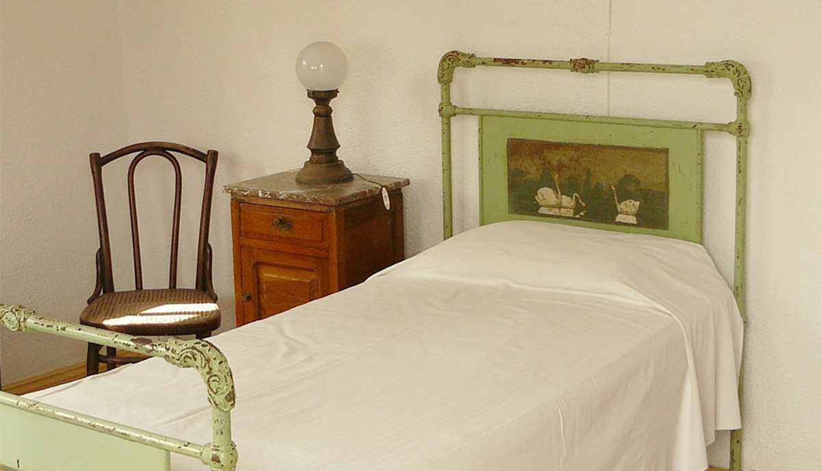 The room where Saint-Exupery slept (VHO Archive)