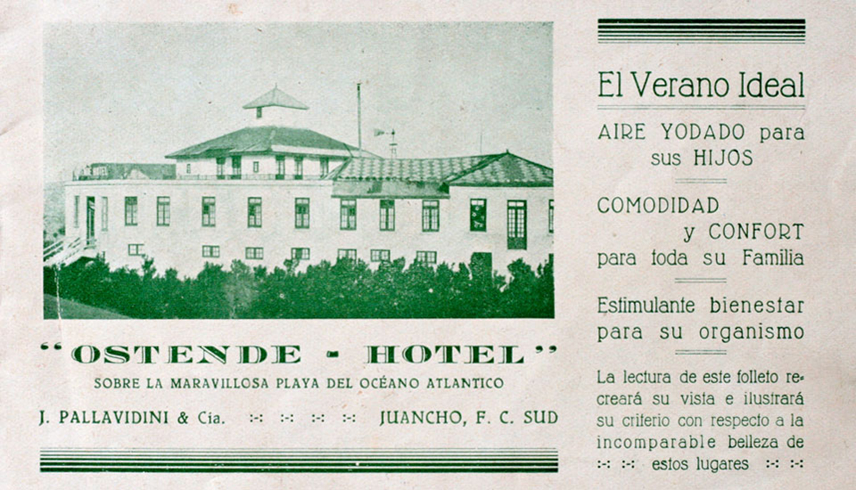 Aviso publicitario década del 30 (Archivo Municipal Madariaga)